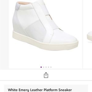 Vionic White Emery Wedge Sneaker